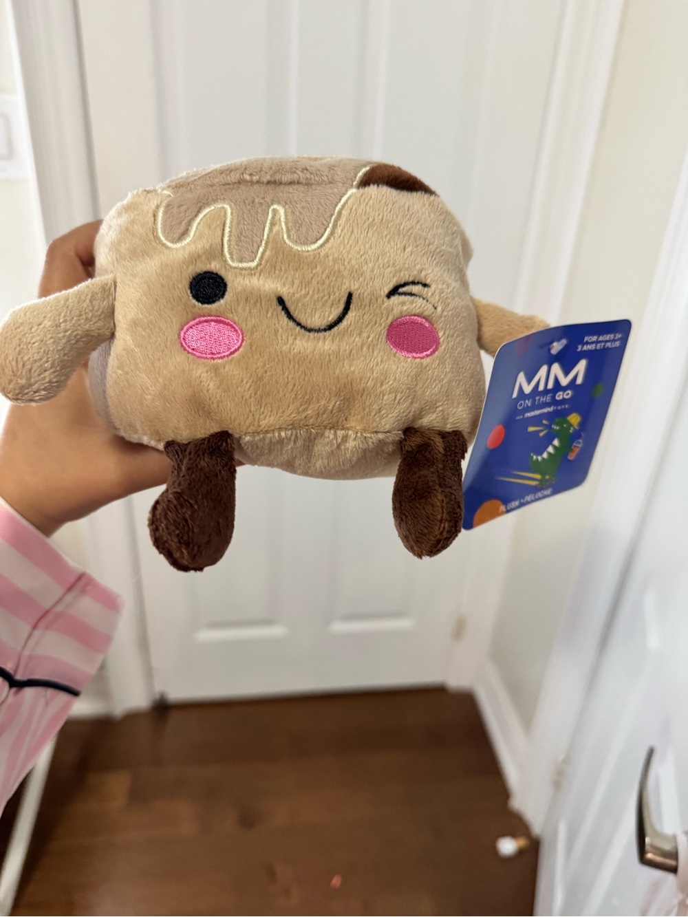 Plush Toast Toy - Brown Winking Toast Plush for Kids